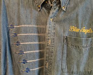 Blue Angels women's denim shirt
