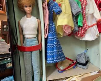 Barbie trunk and accessories -sold as a set