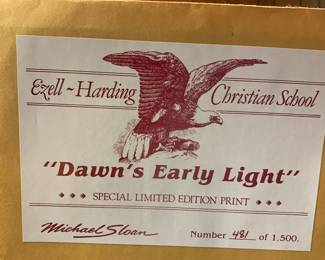 Ezell-Harding Christian School print by Michael Sloan