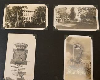 WWII photo album -stationed in Hawaii