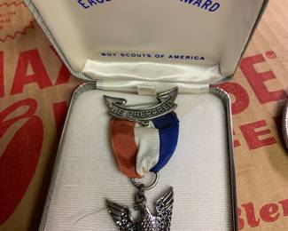 Sterling Silver Eagle Scout Award, 1960s 