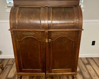Victorian wooden desk 