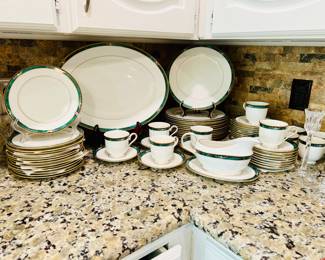 Lennox China setting for 12 never been used. 