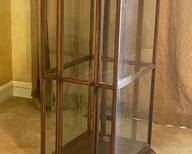 Antique Oak Display Case B204
