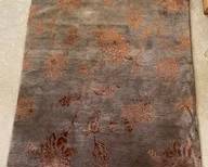 Hand Knotted 100 Wool & Silk Area Rug (modern Living) L205
