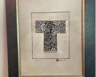 "Kimono II" Embossed Print By Carolyn Kinder AR55
