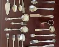 Lot Of Vintage Silver Plate Flatware, Various Patterns. S13
