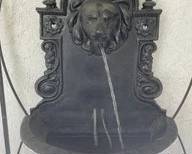 Cast Iron Wall Fountain W/ Pump P19
