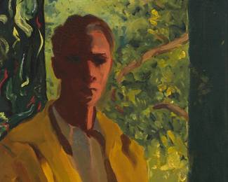 26
Attributed To David Park
1911-1960
Portrait Of Clifton Webb
Oil on canvas
Unsigned
18" H x 14" W
Estimate: $3,000 - $5,000