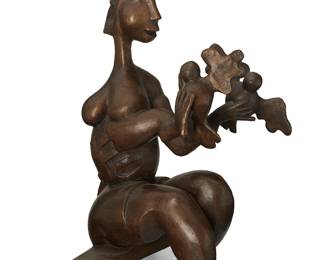 96
Alexandra Nechita
b. 1985
"Let There Be Peace"
Patinated bronze
Edition: AP 15/18
Signed in the casting and numbered: Nechita
17.25" H x 8" W x 12.25" D
Estimate: $1,000 - $2,000