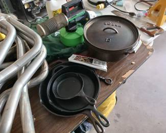 Cast iron pans
