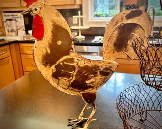 Wood rooster