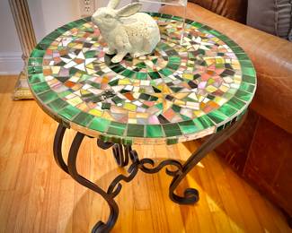 Mosaic side table