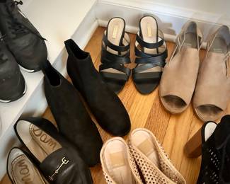 Shoes, including Eileen Fisher, Vince Camuto, Tory Burch, Stuart Weitzman, Bibi Lou, Jack Rogers