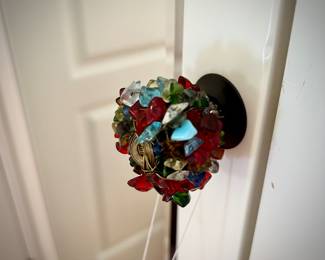 Pulls on white armoire/chifferobe