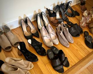 Shoes, including Eileen Fisher, Vince Camuto, Tory Burch, Stuart Weitzman, Bibi Lou, Jack Rogers
