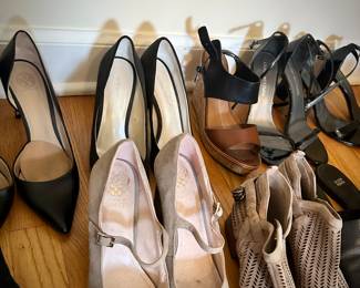 Shoes, including Eileen Fisher, Vince Camuto, Tory Burch, Stuart Weitzman, Bibi Lou, Jack Rogers