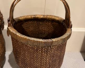 Antique Chinese rice basket 