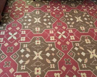  Flat weave rug 12' x 14'