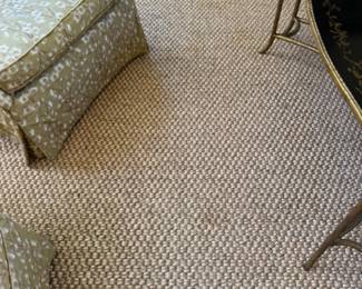  Chunky sisal rug 13.3" x 15'5"