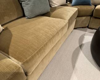  Century 3-part sectional                                                             30"h x 128" x 112" x 39" d