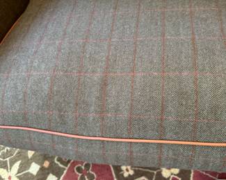 Was $2000 - Now $1200  Pr. Dennis & Leen Louis XIII fireside wing chairs +  ottoman 45"h x 30"w x 36"d