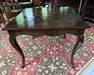 Was $750 - Now $450   Inlaid walnut game table 