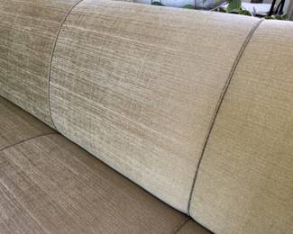   Studio H - Holly Hunt -  custom silk sofa   35"h x 86" long x 38"d 