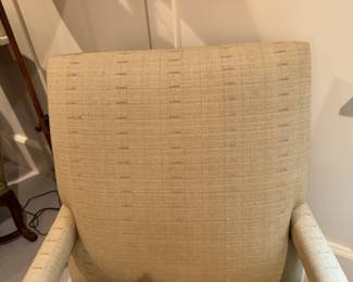 Was $650 - Now $390  Minton-Spidell carved wood framed armchair   39"h x 27"h x 35"d