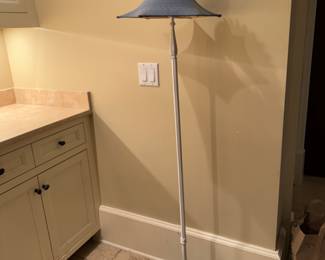  white metal floor lamp