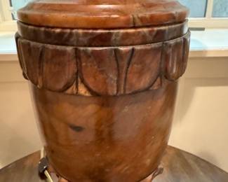 Was $250 - Now $150  Marble candelabra lamp          47"h x 25" diameter