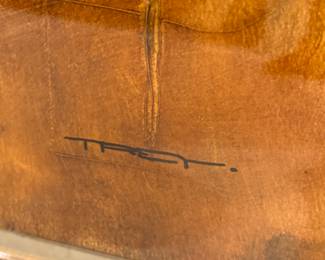 Was $200 - Now $120  Framed giclee abstract signed TREY  46"h x 36.5"w 