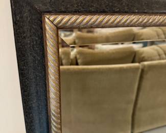 Was $150 - Now $90  Back mirror with gold trim            44" x 34"