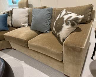  Century 3-part sectional                                                             30"h x 128" x 112" x 39" d