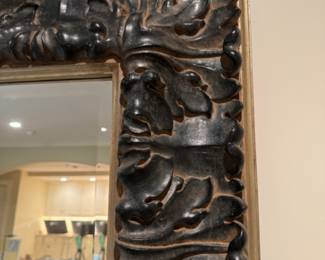  Large carved mirror     75" x 54"
