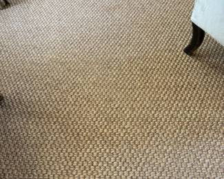  Chunky sisal rug 13.3" x 15'5"