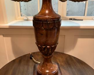 Was $250 - Now $150  Marble candelabra lamp          47"h x 25" diameter