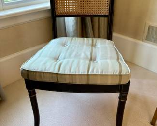 Hickory Chair Regency-style caned chair