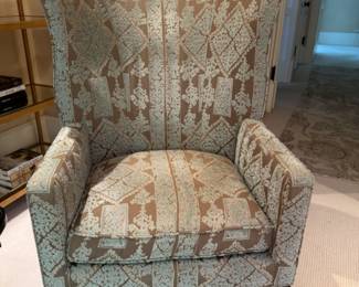 Was $1800 - Now $1080  Baker wing chair                     44"h x 31"w x 32"d 