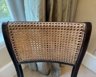 Hickory Chair Regency-style caned chair