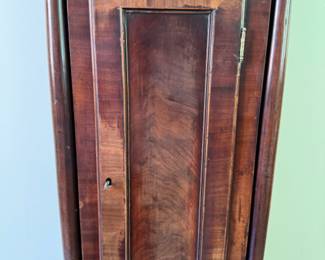  Antique tall case clock     78"h x 19.5"w x 11"d