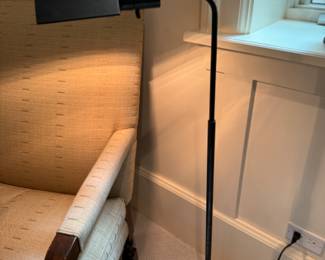 Was $150 - Now $90 bronze finish floor reading lamp
