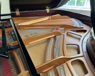  William Knabe ebony baby grand piano with player feature  WKG-53