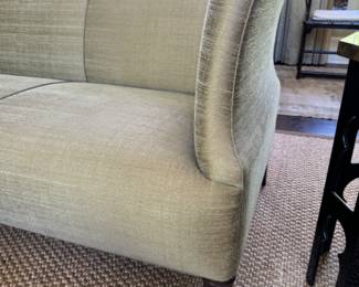  Studio H - Holly Hunt -  custom silk sofa   35"h x 86" long x 38"d  