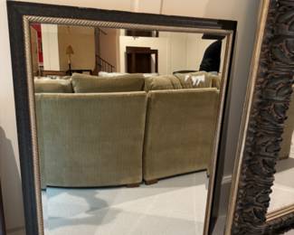 Was $150 - Now $90  Back mirror with gold trim            44" x 34"