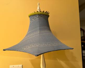  white metal floor lamp