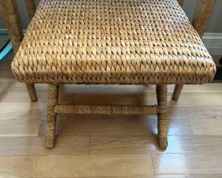 Woven Seagrass Stool 