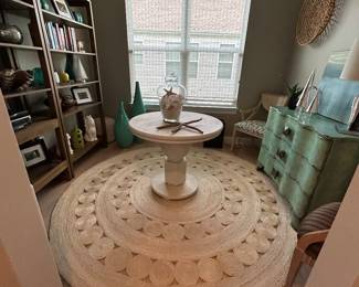 Natural Braided Fiber Area Rug 