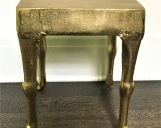 Deer Leg Gold Accent Table