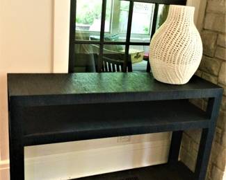 Navy Blue Woven Serena & Lily Blake Console